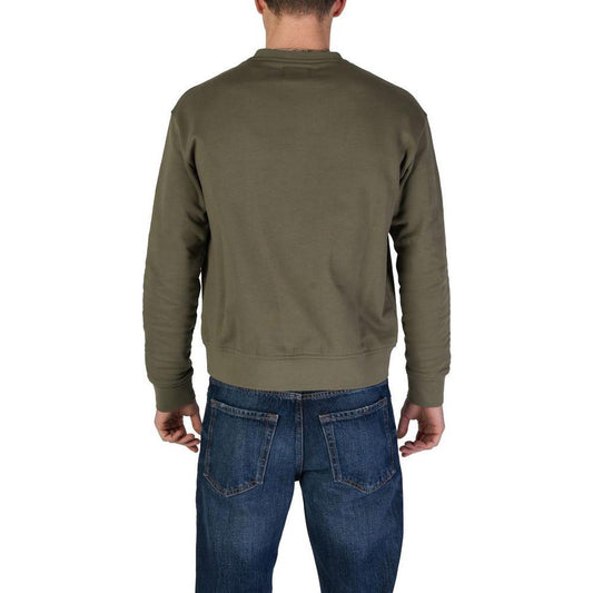 Refrigiwear Green Cotton Sweatshirt RE-15821200149-IT44 | S