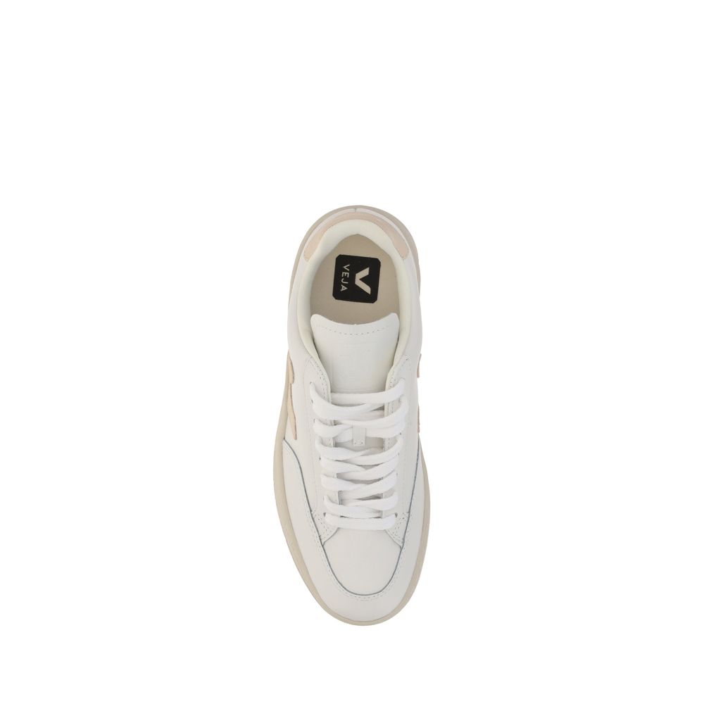 Veja White Rubber Low Top Sneakers