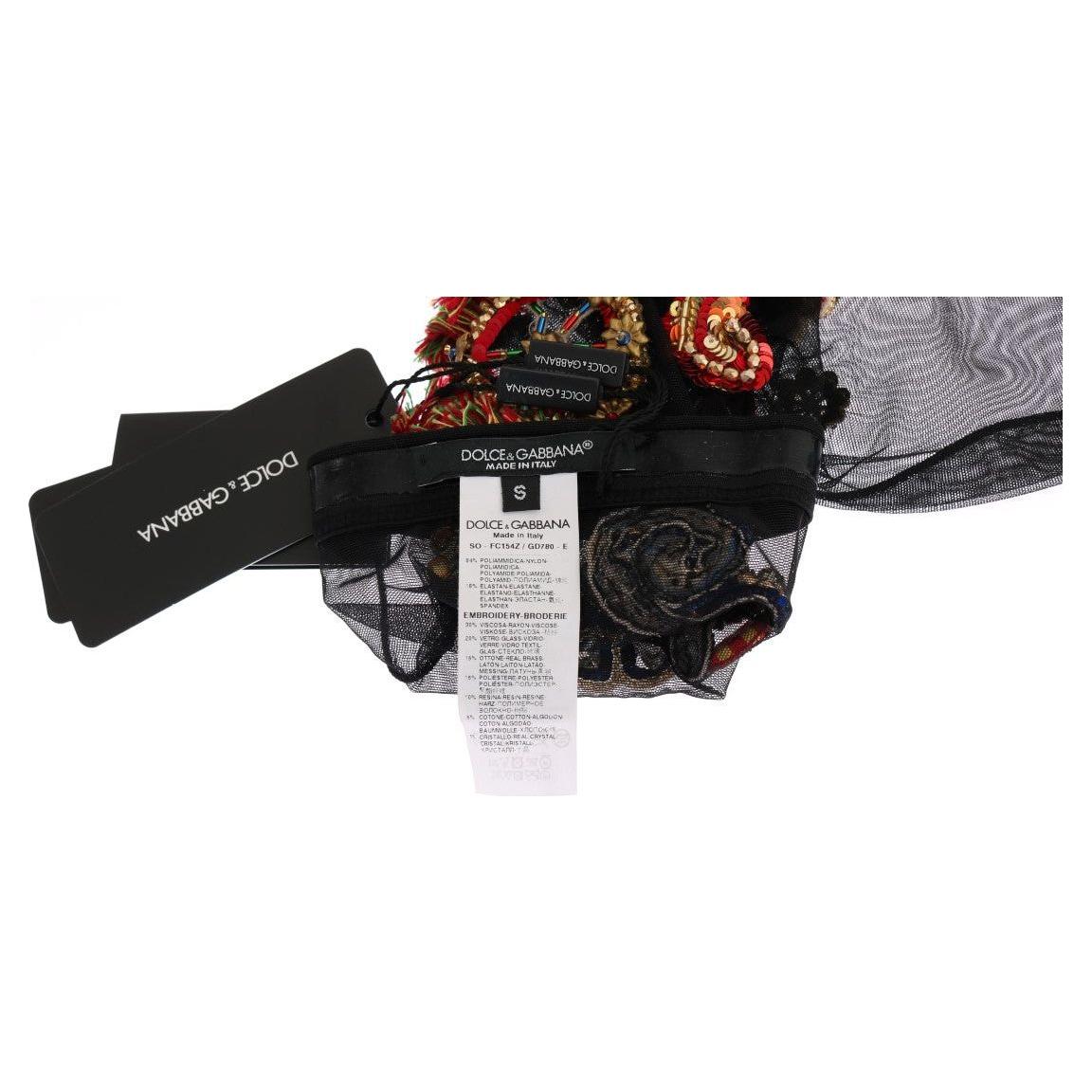 优雅缀饰水晶长筒袜