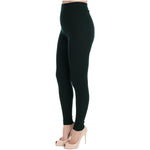 Dolce & Gabbana Green Wool Stretch Tights
