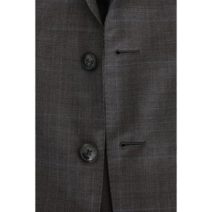 Dolce & Gabbana Gray Wool MARTINI Slim Blazer