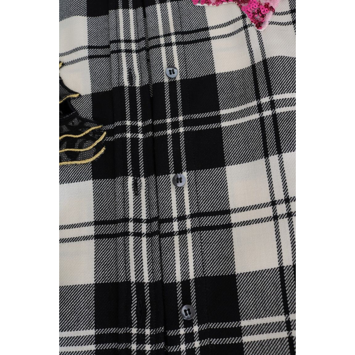 قميص من الصوف المربّع بالترتر من مجموعة دولتشي آند غابانا