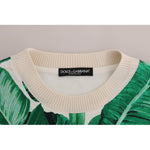 Dolce & Gabbana Pineapple Banana Sequins Crewneck Sweater