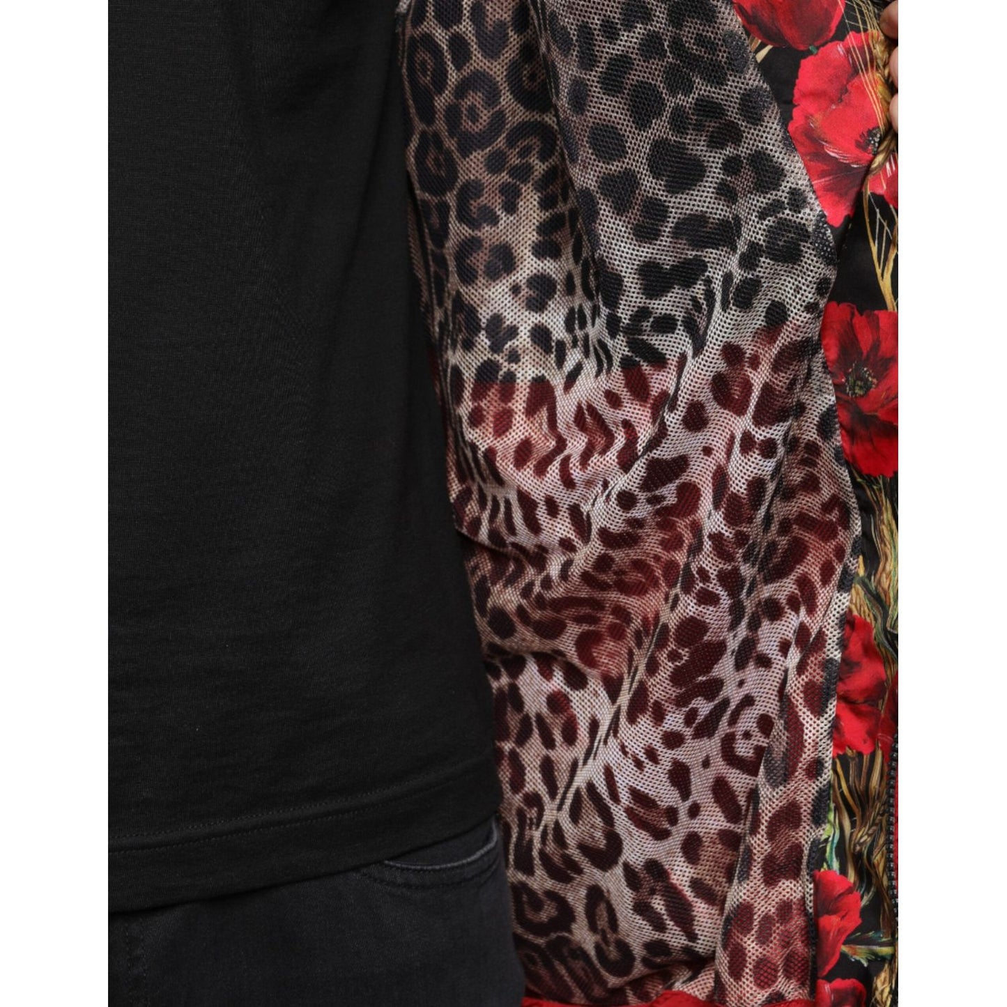 Dolce & Gabbana Multicolor Patchwork Men Full Zip Sweater