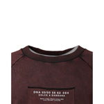 Dolce & Gabbana Brown Logo Cotton Crew Neck Pullover Sweater TSH87571-48