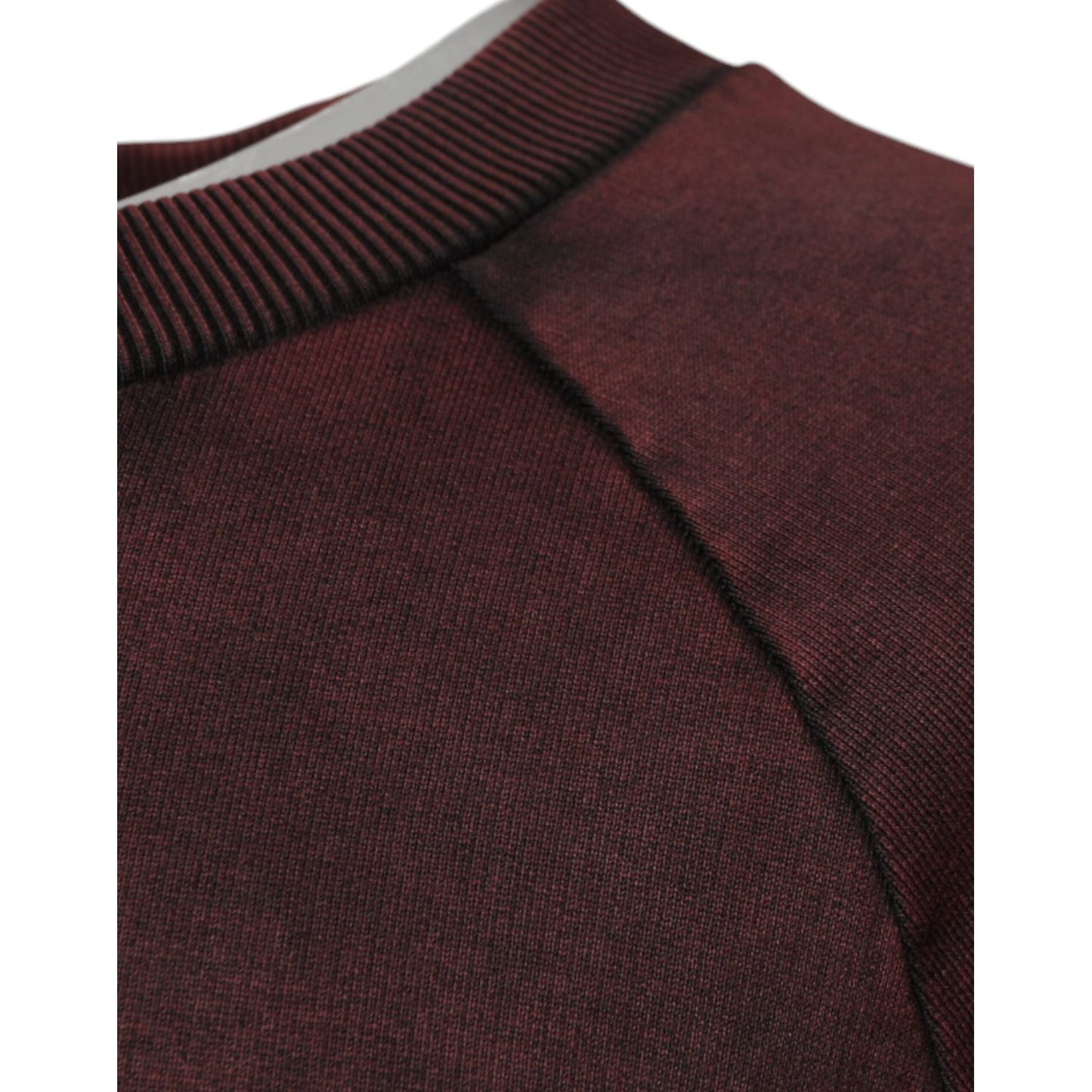 Dolce & Gabbana Brown Logo Cotton Crew Neck Pullover Sweater TSH87571-48