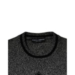 Dolce & Gabbana Gray Crown King Cashmere Pullover Sweater TSH87573-46