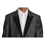 Dolce & Gabbana Gray Patterned MARTINI 2 Piece Suit KOS1210-1
