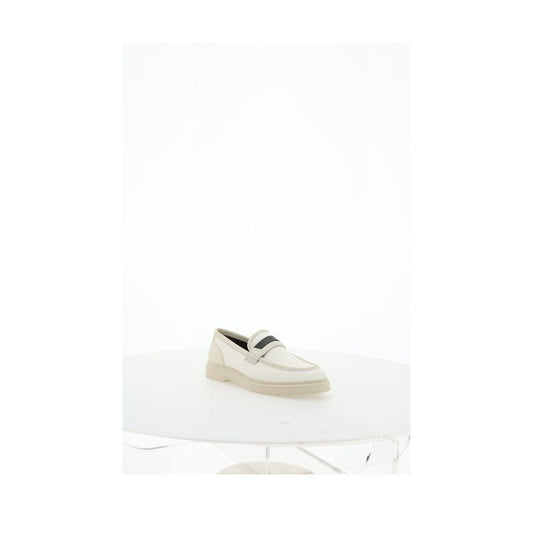 Brunello Cucinelli Beige Loafers Shoes
