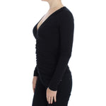 Versace Jeans Black Stretch Longsleeve Sweater SIG18109-1