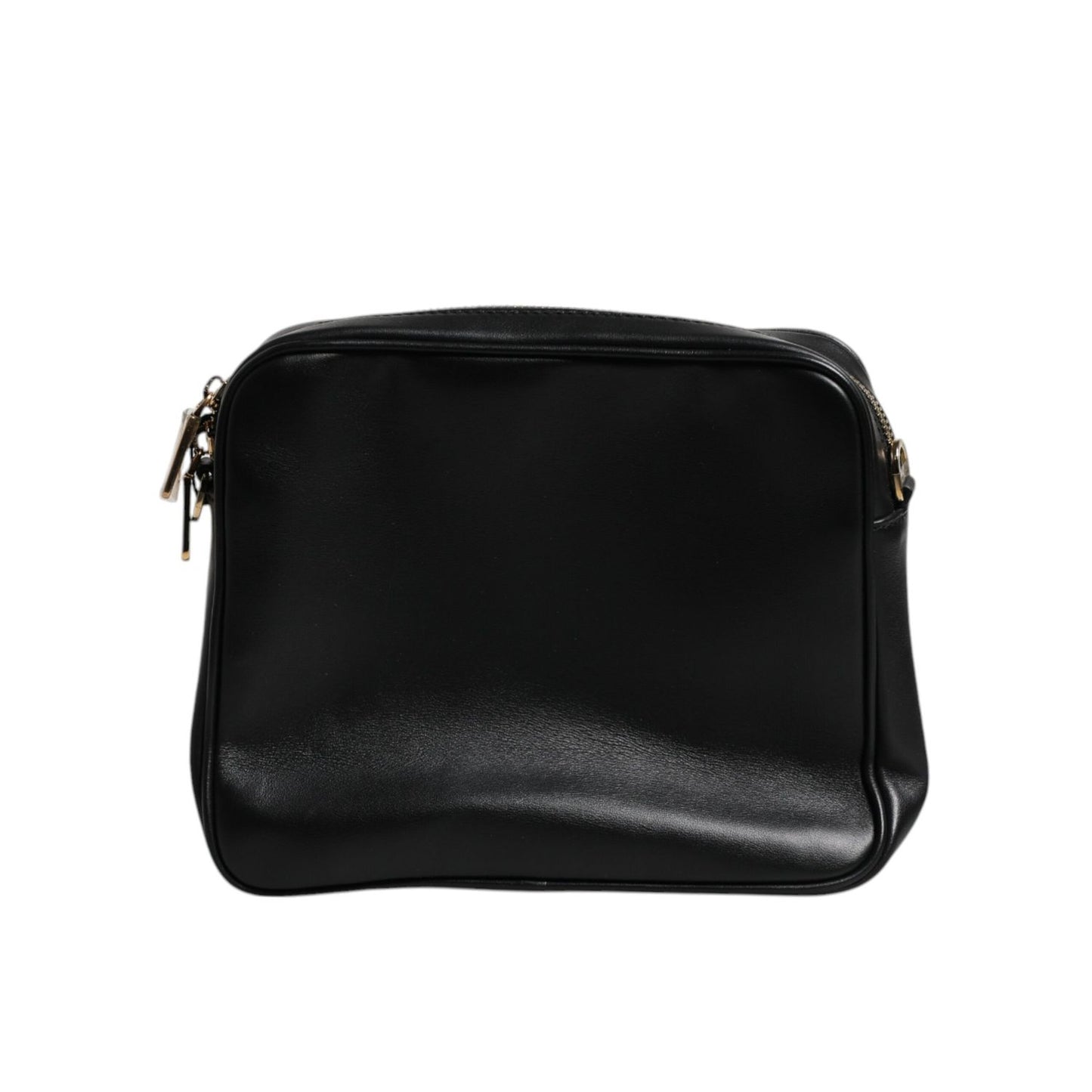 Dolce & Gabbana Black Calfskin Leather Gothic Messenger Bag