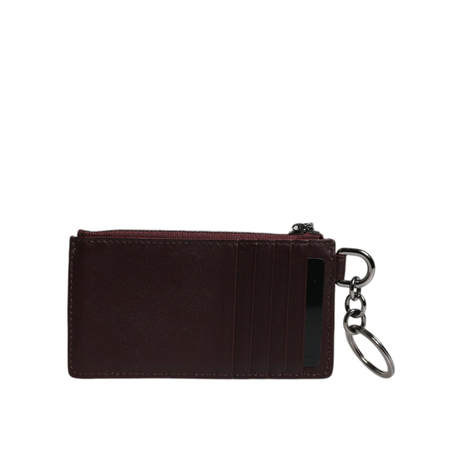 Front view with bag zipped and handles upright.