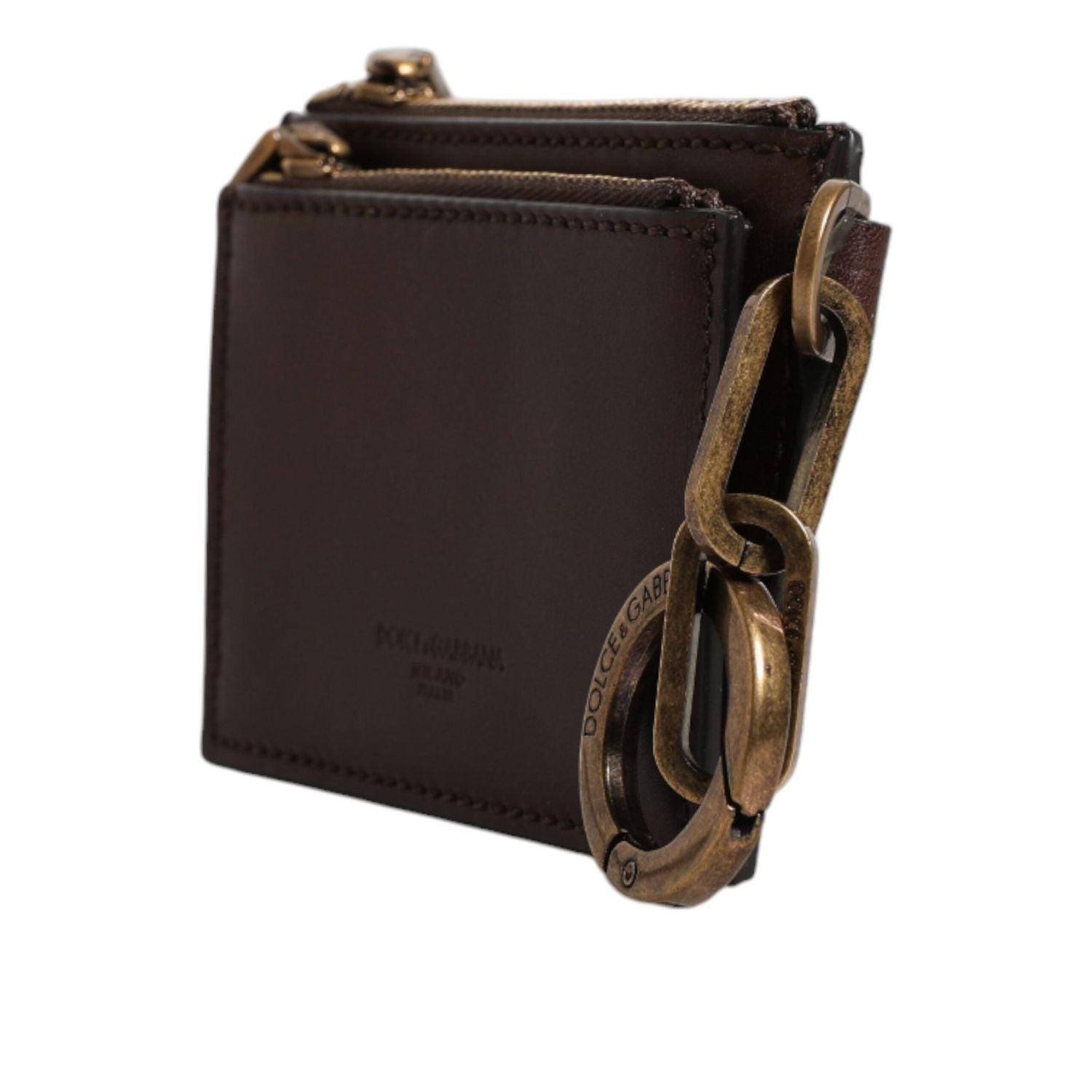 Front view with bag zipped and handles upright.