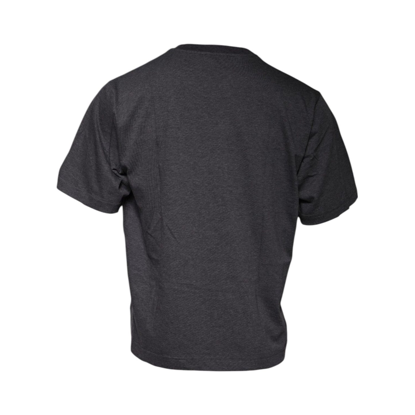 Dolce & Gabbana Dark Gray Crew Neck Short Sleeves T-shirt