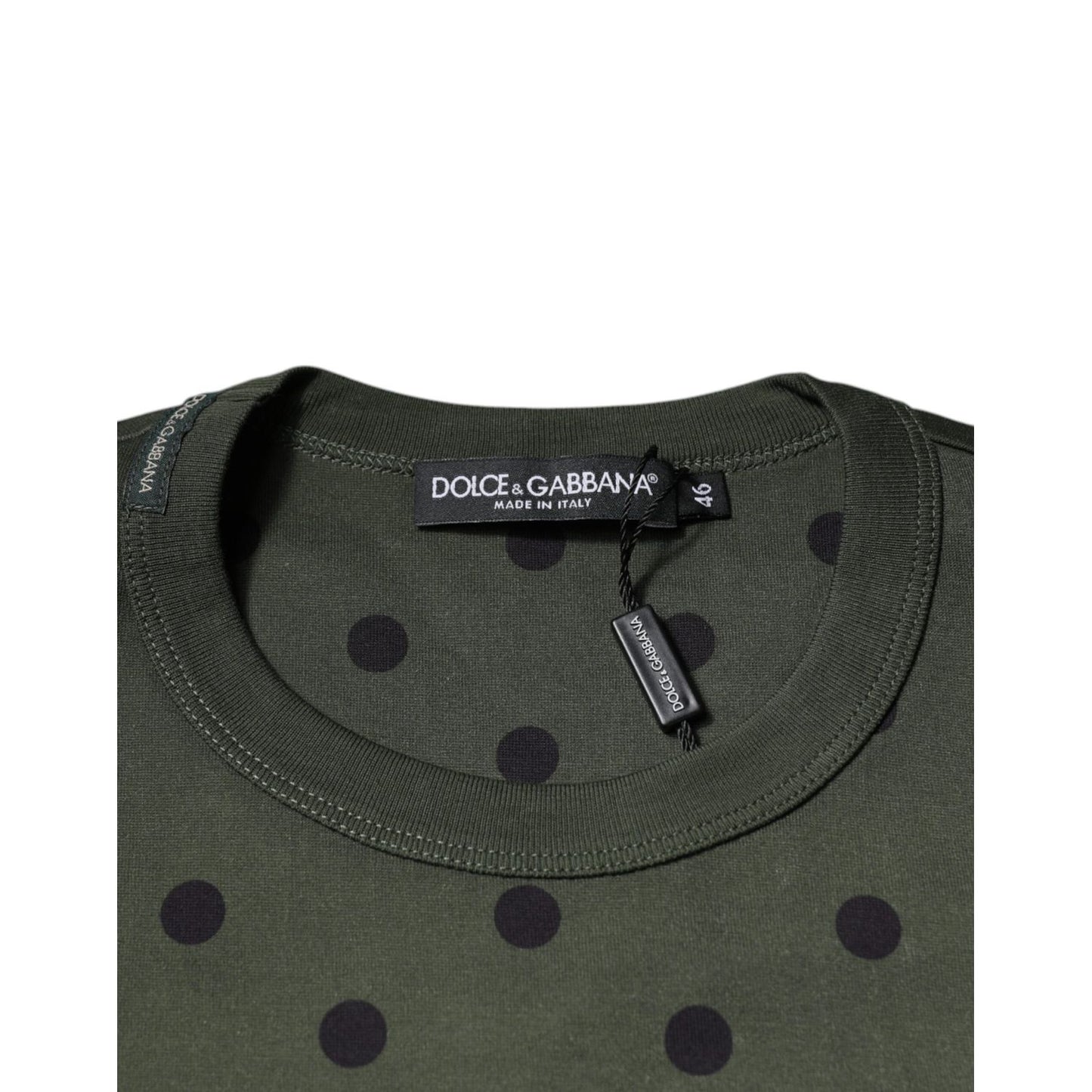 Dolce & Gabbana Gray Sicilia Cotton Crew Neck T-shirt