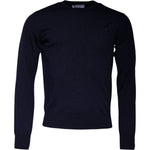 Dolce & Gabbana Blue DG Logo Wool Crew Neck Pullover Sweater TSH87792-46