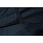 Dolce & Gabbana Dark Blue Silk Crew Neck Short Sleeve T-shirt TSH87794-48