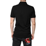 Dolce & Gabbana Black DG Collared Short Sleeves Polo T-shirt