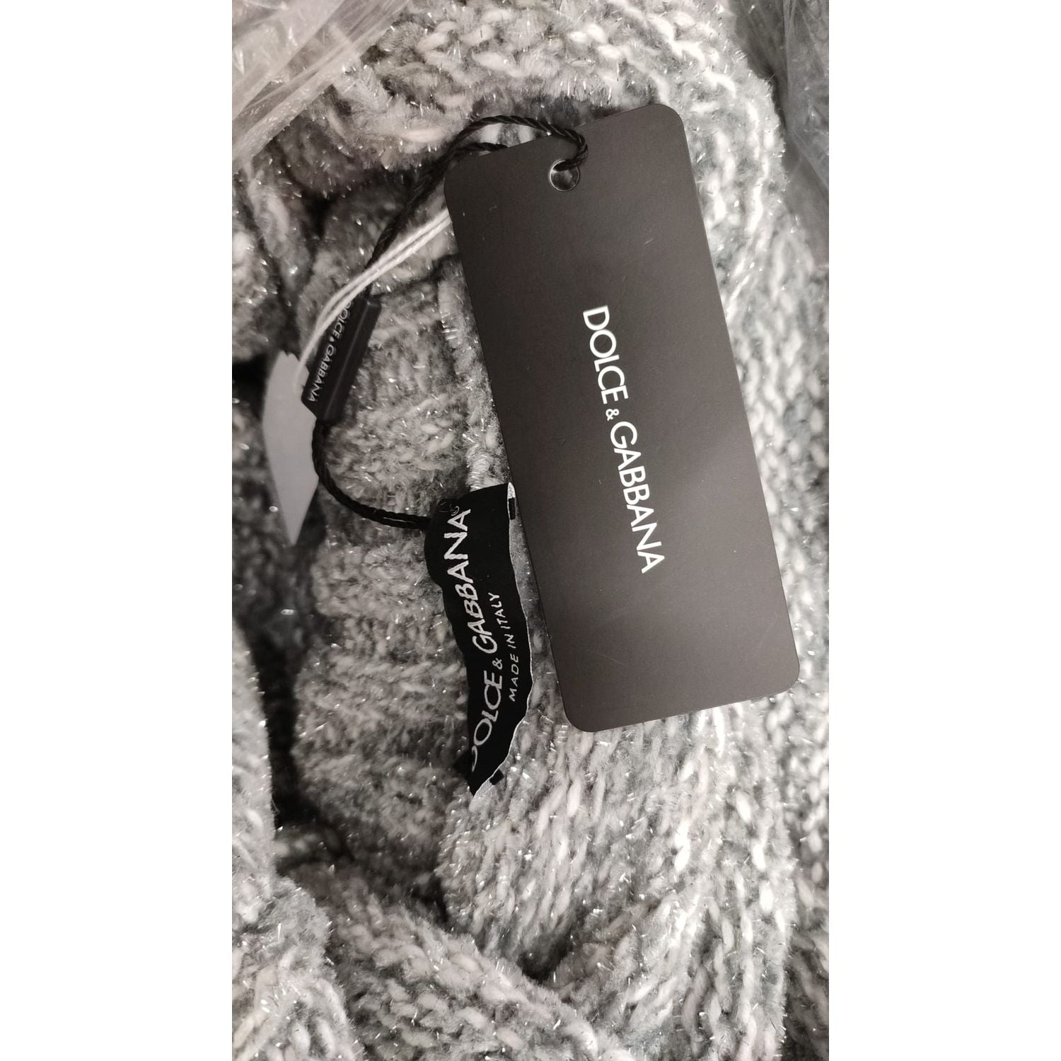 Dolce & Gabbana Gray Cashmere Turtle Neck Pullover Sweater