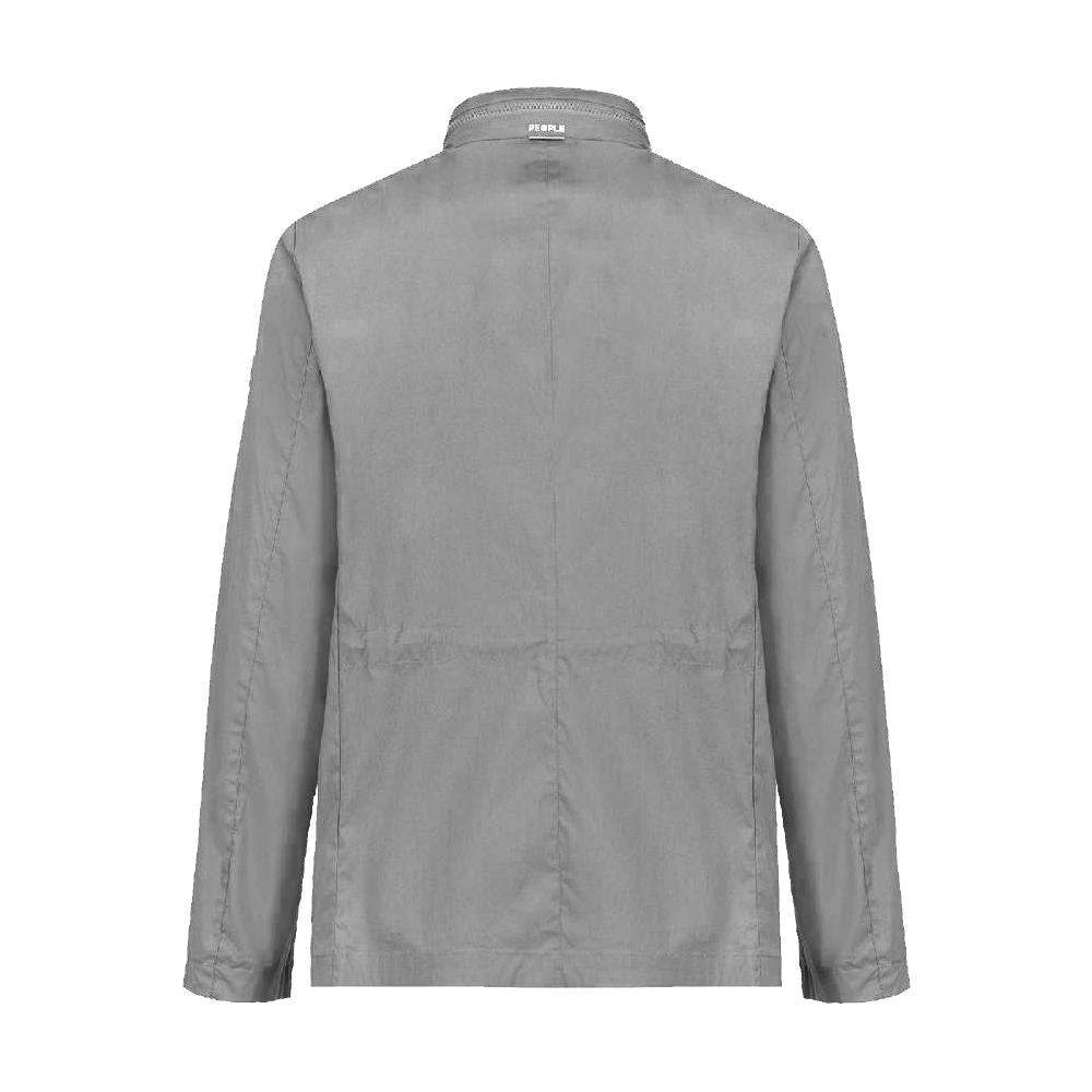People Of Shibuya Gray Cotton Men Jacket