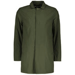 People Of Shibuya Green Recycled Polyester Men Trench Coat