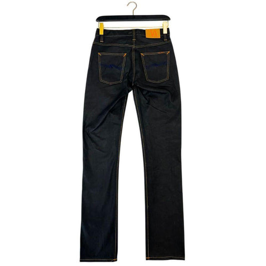 Nudie Jeans Black Cotton Men's Jean NU-24760-W31-FBB-342