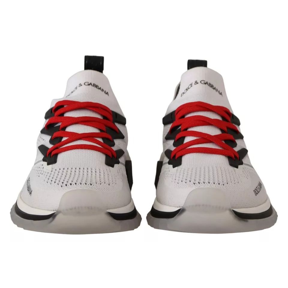 Dolce & Gabbana White SORRENTO Sport Stretch Men Shoes Sneakers