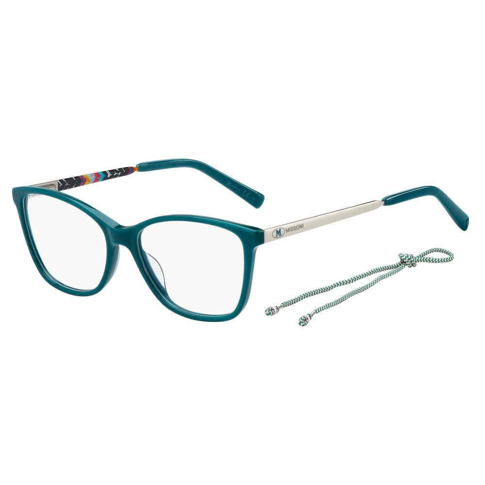 M Missoni Black Acetate Frames, style MMI-0032-MR8, oil color glasses with 54/16/145 mm size, for women.
