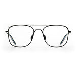 Vuarnet Black Stainless Steel Frames, men's glasses with 55/17/145 mm dimensions, sleek black color, and durable stainless steel material.