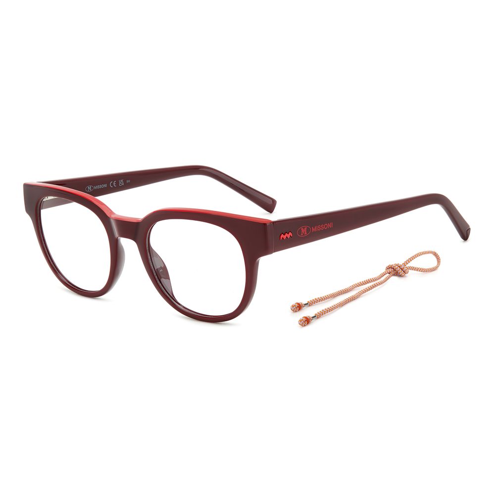 M Missoni Red Resin Glasses (Frames)