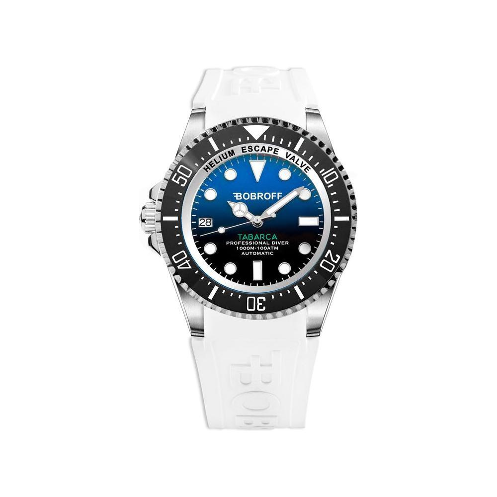 Bobroff White Rubber Sport Watch