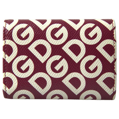 Dolce & Gabbana Multicolor DG Logo Mania French Flap Leather Wallet