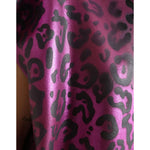 Dolce & Gabbana Pink Leopard Print Polyester Shift Midi Dress