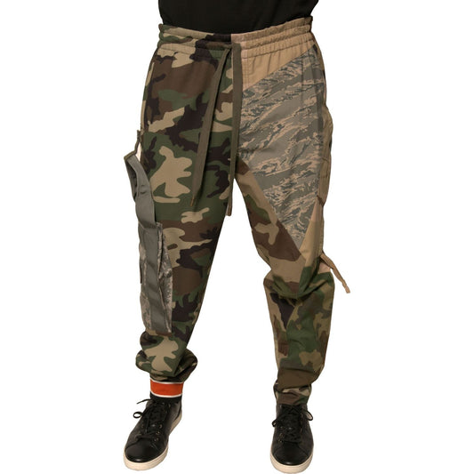 Dolce & Gabbana Multicolor Camouflage Jogger Sweatpants Pants