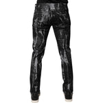 Dolce & Gabbana Multicolor Cotton Tie Dye Skinny Denim Jeans
