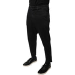 Dolce & Gabbana Black HOUSTON Men Cropped Denim Jeans