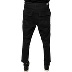 Dolce & Gabbana Black HOUSTON Men Cropped Denim Jeans