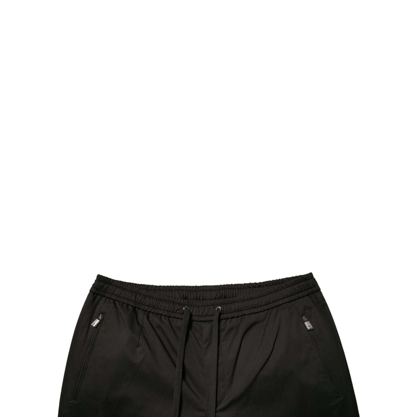 Dolce & Gabbana Black Cotton Stretch Jogger Sweatpants Pants