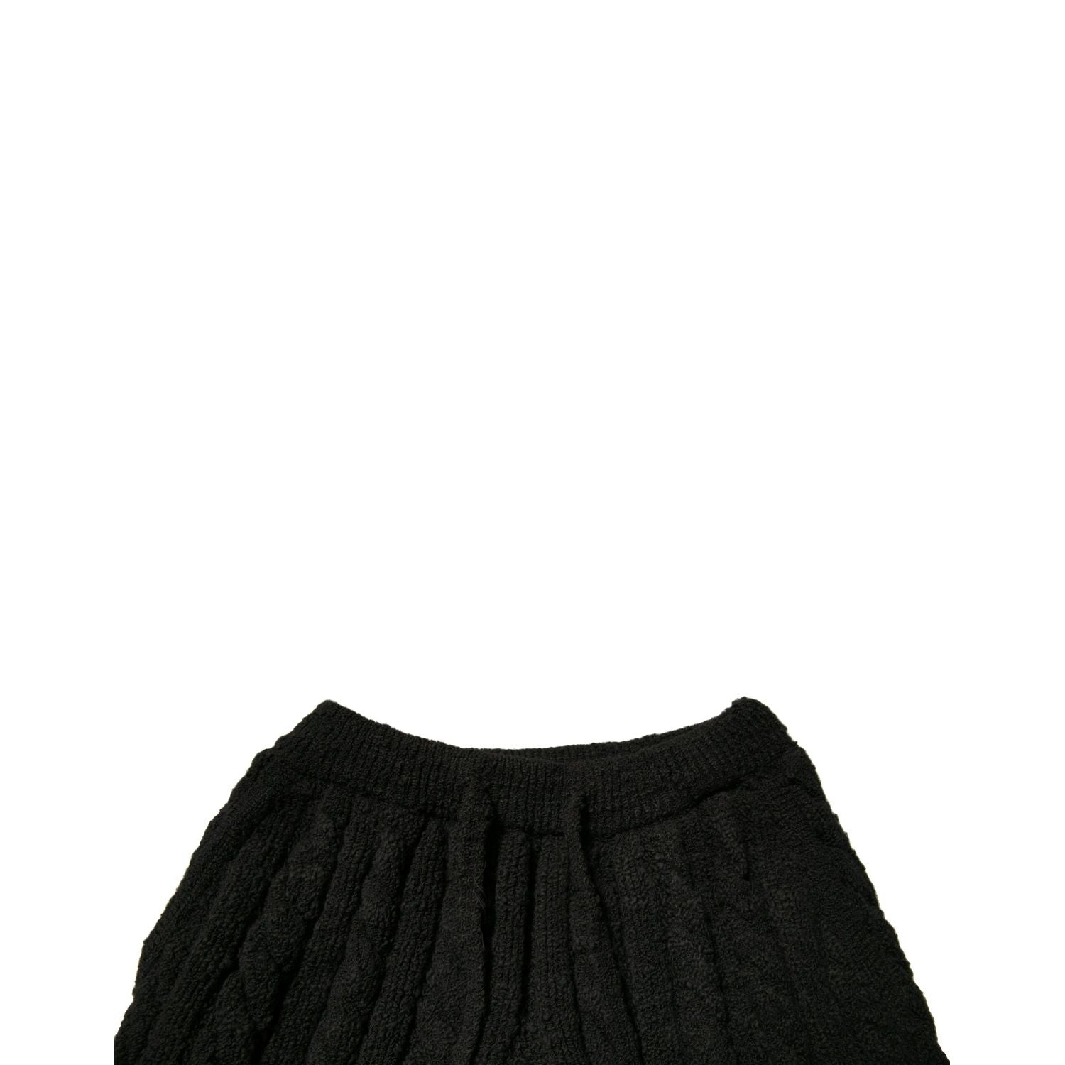 Dolce & Gabbana Black Wool Knitted Skinny Pants