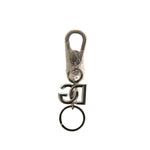 Dolce & Gabbana Silver Brass DG Logo Keychain Metal Ring Keyring SMY10563