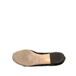 Dolce & Gabbana Black Taormina Lace Slip On Flats Shoes