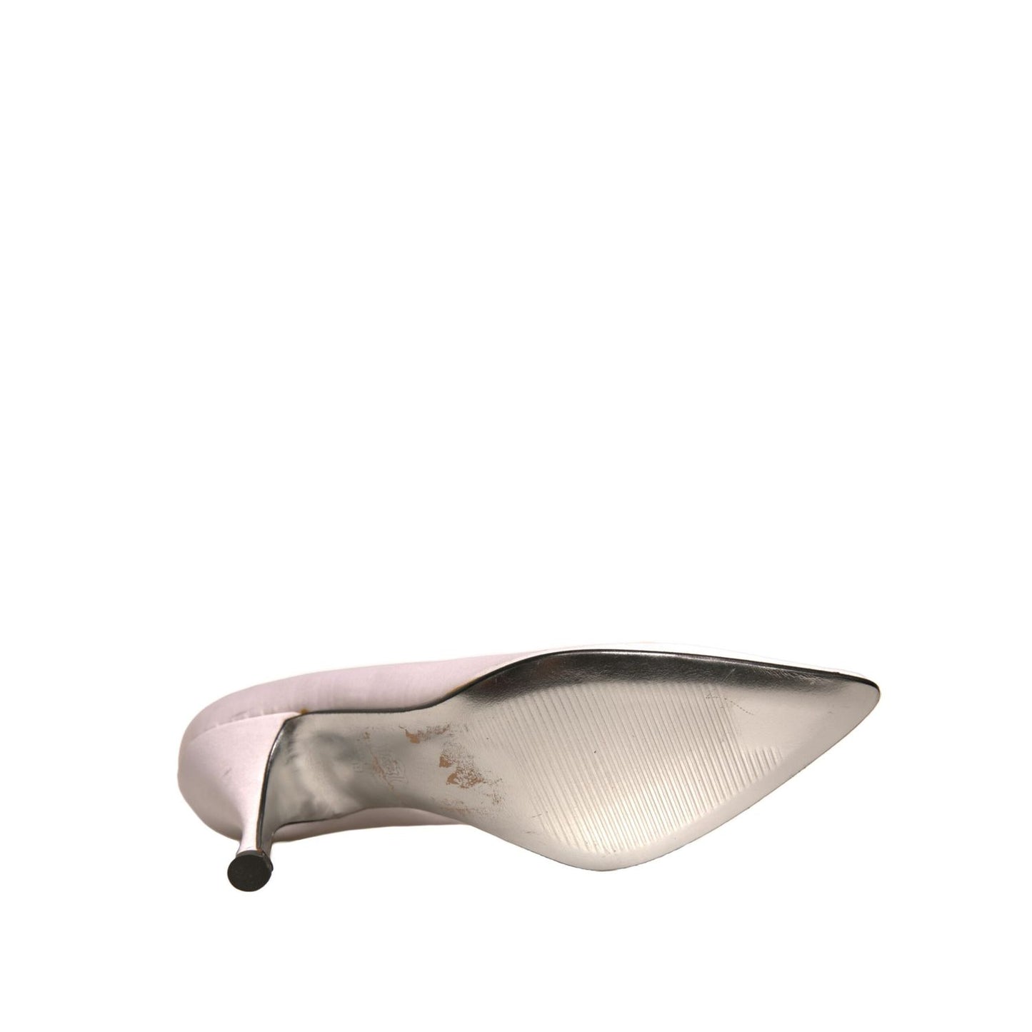 Dolce & Gabbana White Leather High Heels Women Pumps Shoes