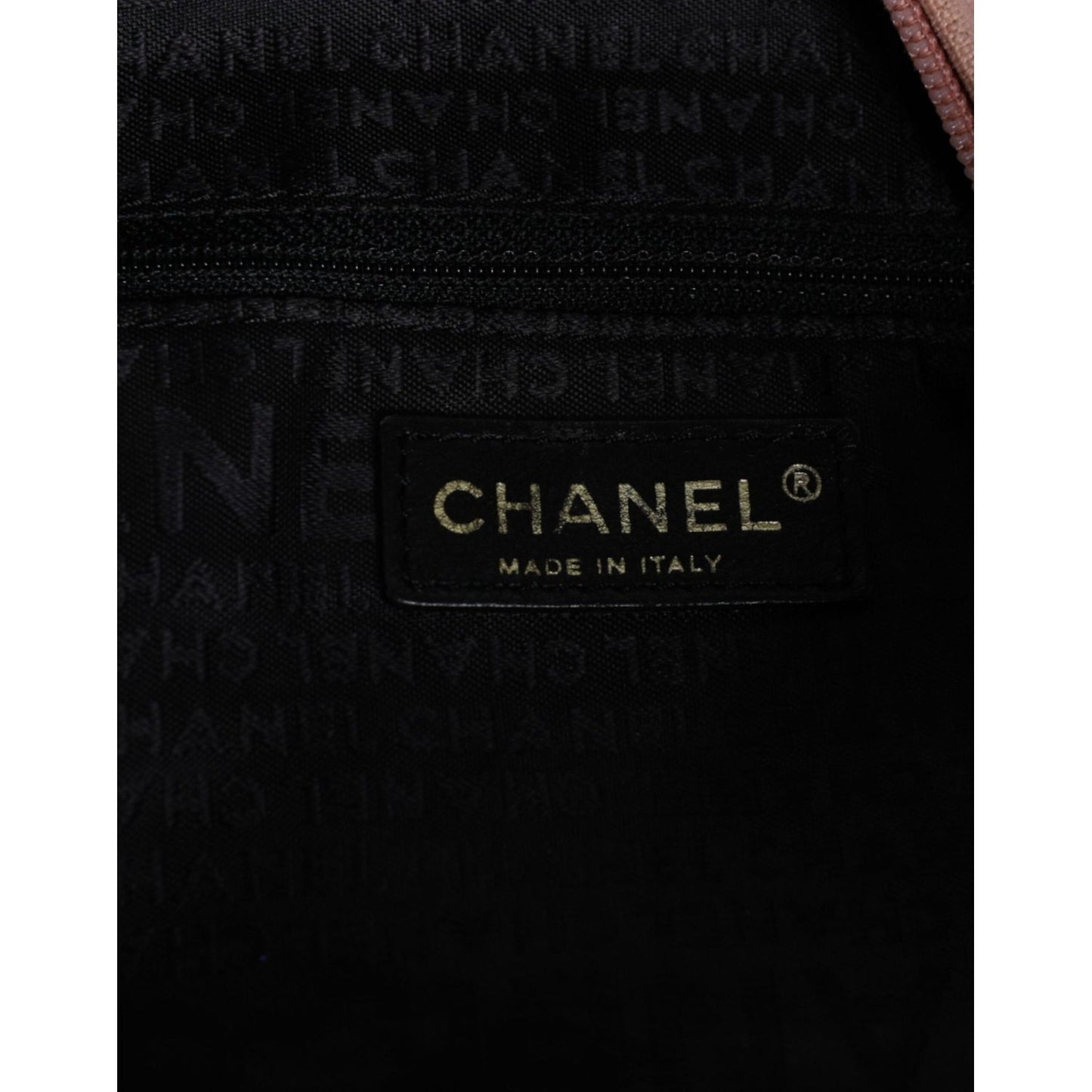 Chanel Pink Cruise Collection Parfait Canvas Printed Bag Purse