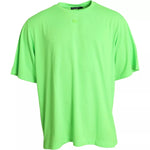 Dolce & Gabbana Green Embossed Logo Crew Neck Neon T-shirt TSH851964-58