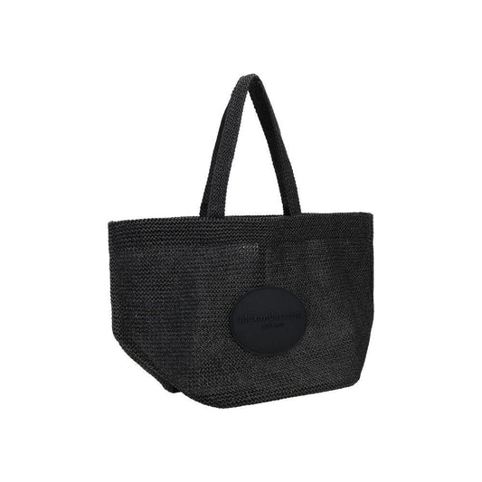 Alexander Wang Punch XL Raffia Shoulder Bag AL20225T82M001BB
