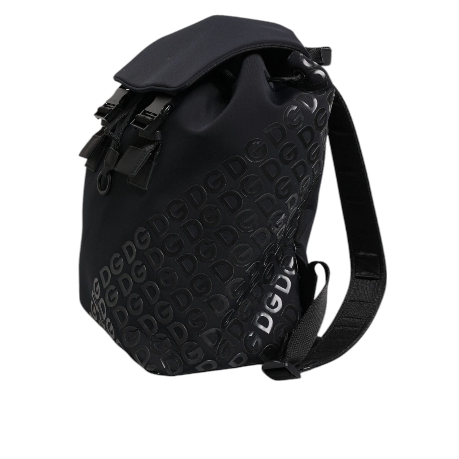 Front view with bag zipped and handles upright.