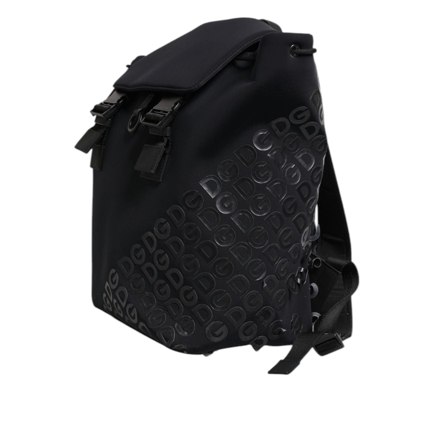 Front view with bag zipped and handles upright.