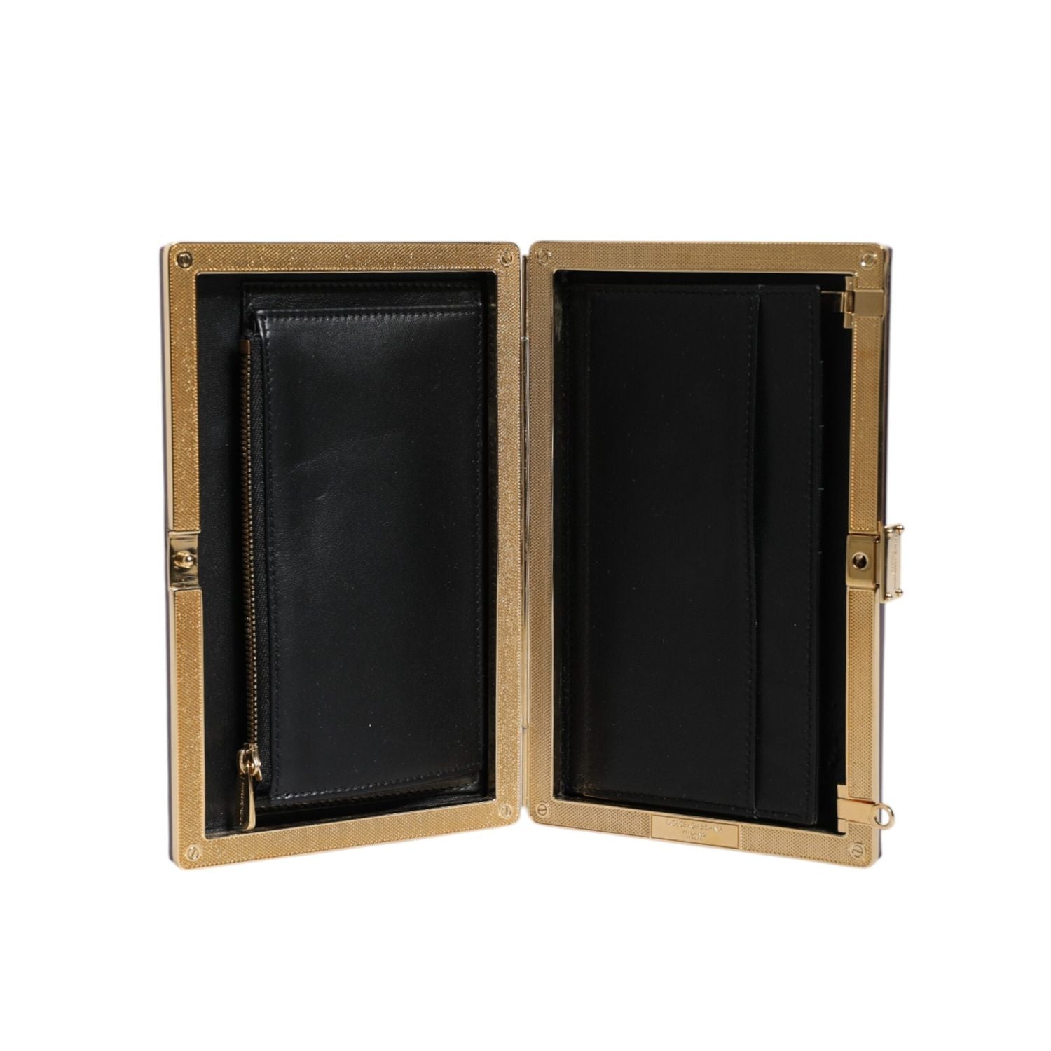 Front view with bag zipped and handles upright.