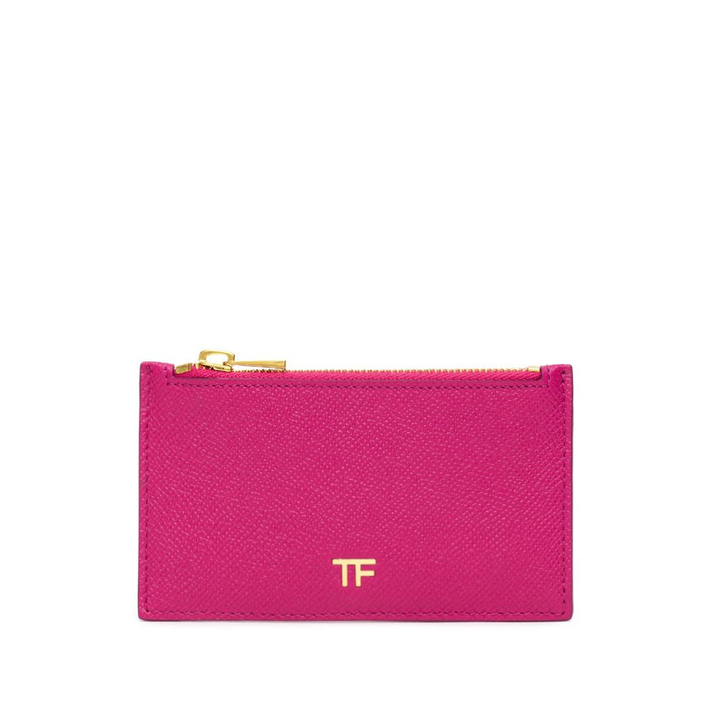 Tom Ford Fuchsia Leather Cardholder