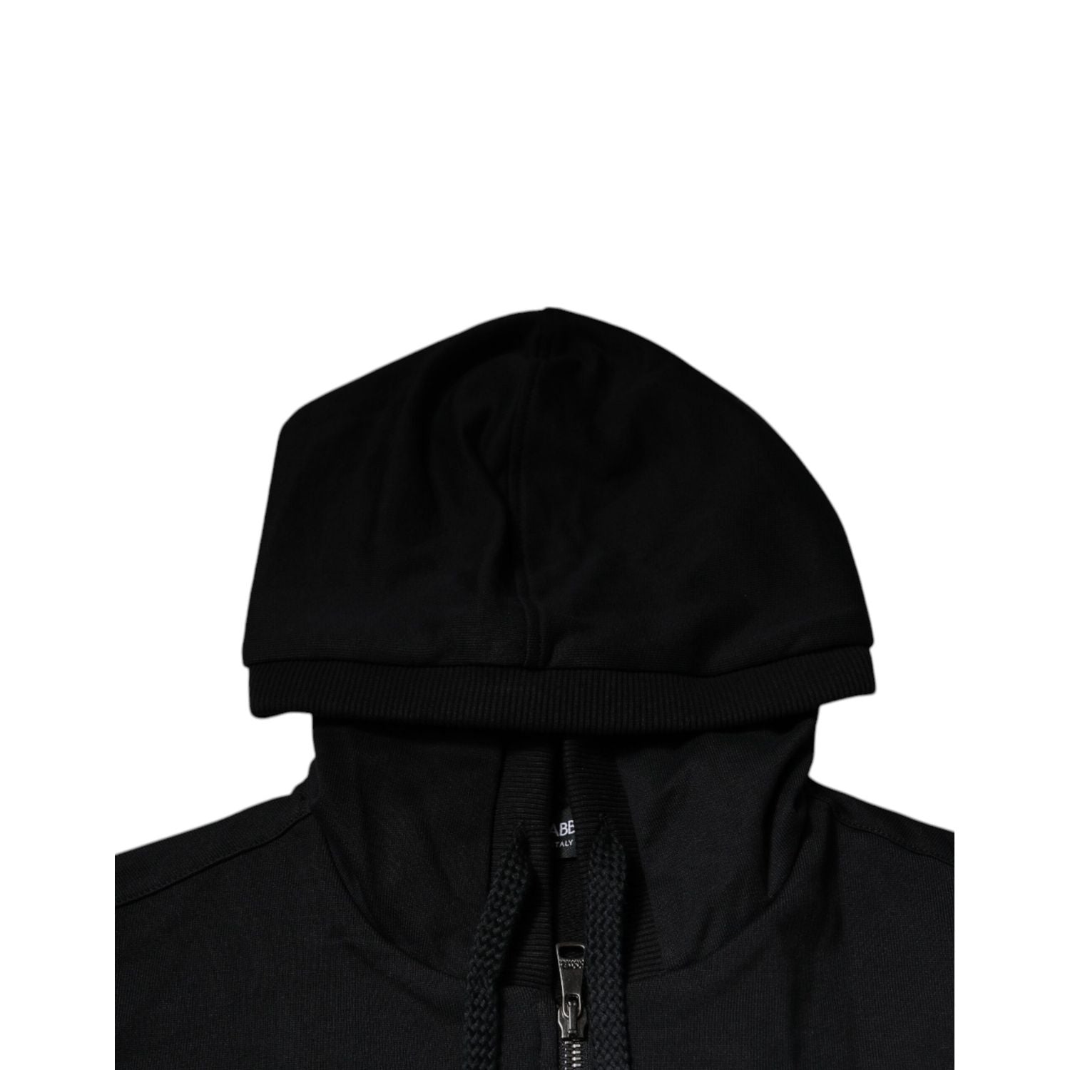 Dolce & Gabbana Black Logo Full Zip Hooded Sweatshirt Sweater